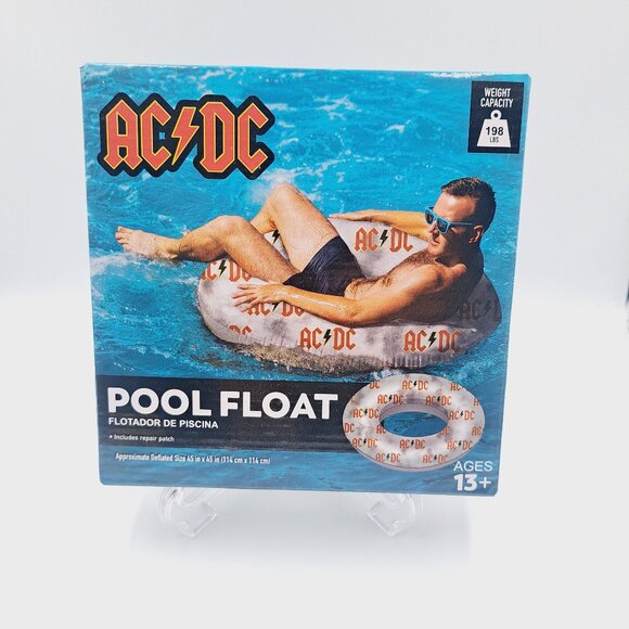 Games | Ac Dc 4 Inflatable Pool Lake Or Beach Ring Float | Poshmark